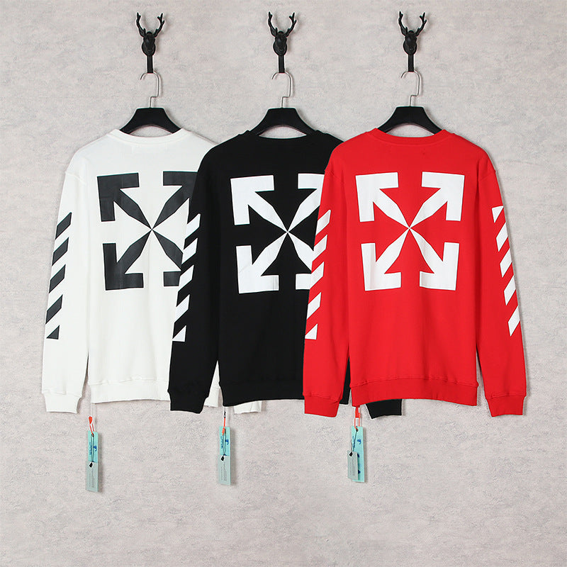 Off-White Mona Lisa Pattern Crewneck Sweatshirt