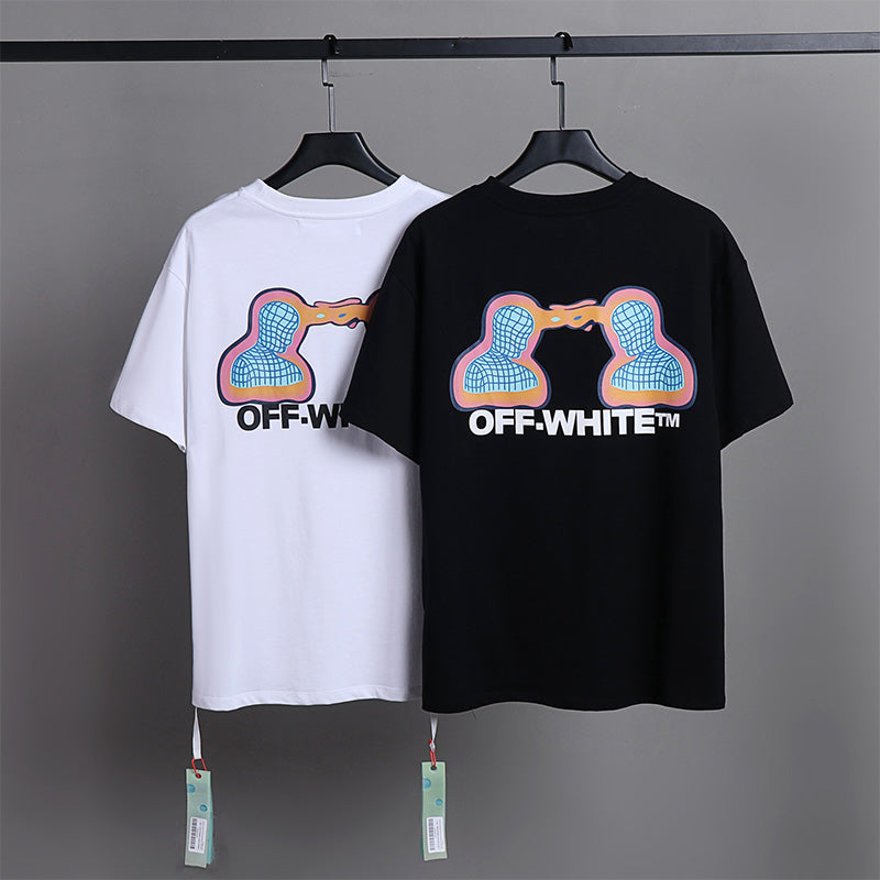 OFF-WHITE Diag Thermo 3D Figure Graphic T-Shirt