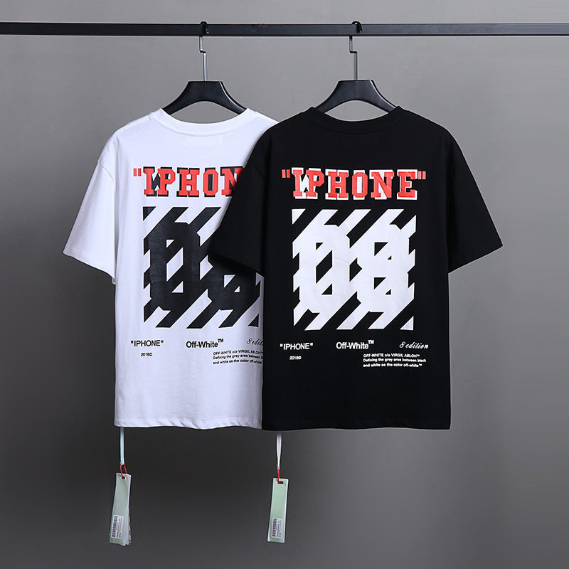 OFF-WHITE Numbers & Letters Print T-Shirt