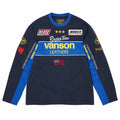 Supreme Vanson Leathers L/S Tee — Blue / Pink