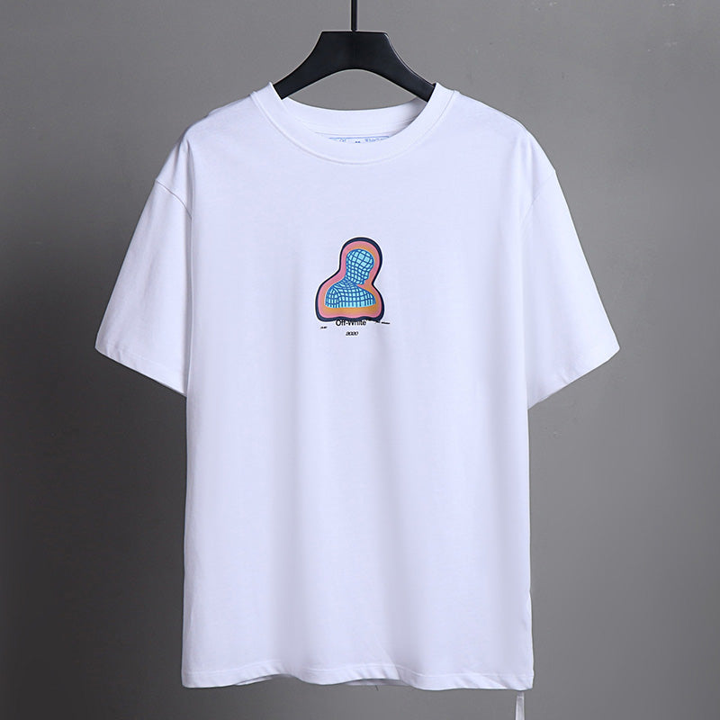 OFF-WHITE Diag Thermo 3D Figure Graphic T-Shirt