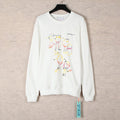 Off-White Cartoon Line Character Crewneck Sweatshirt