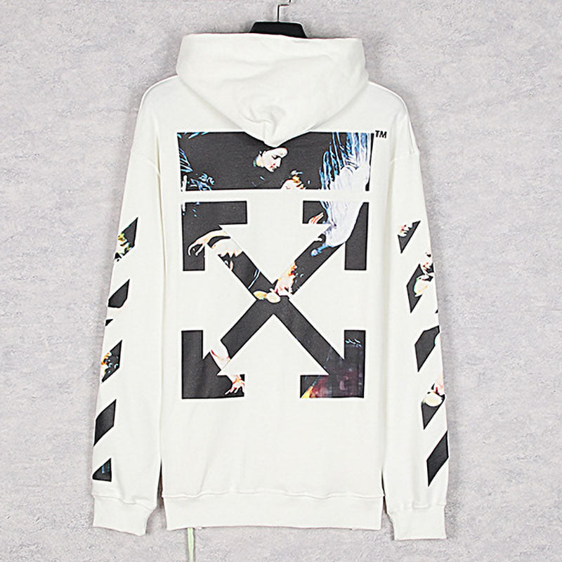 OFF-WHITE Oil Painting Patterns Hoodie