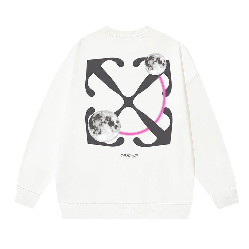 Off-White Logo Cotton Crewneck Sweatshirt — Everyday