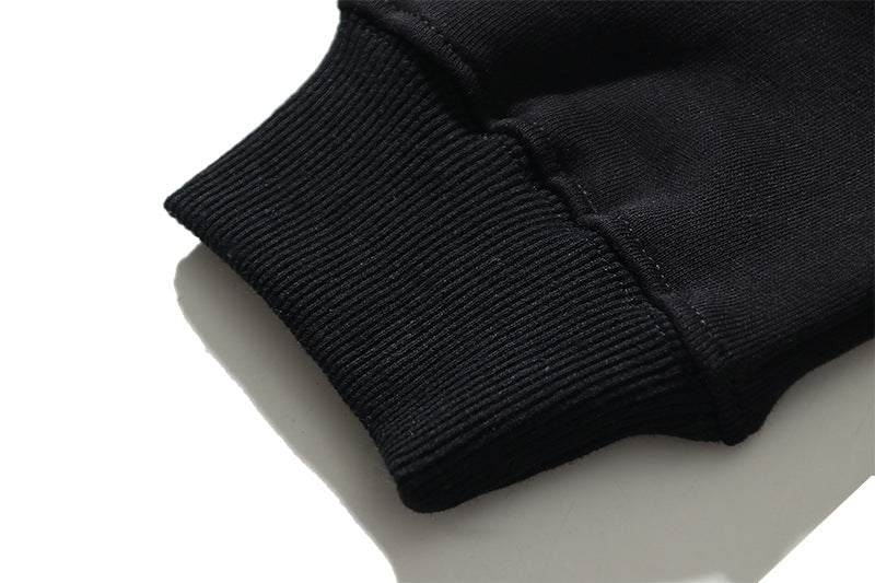 Off-White Cotton Crewneck Sweatshirt — Black