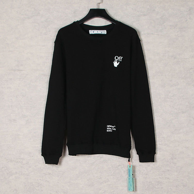 Off-White Caravaggio Black & White Oil Painting Arrow Crewneck Sweatshirt