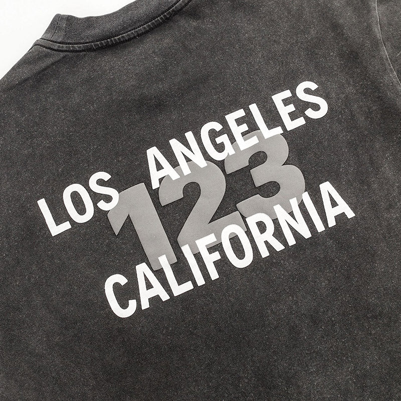 Fear of God x RRR123 Washed & Distressed T-Shirt – Apricot / Black