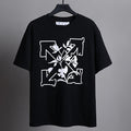 OFF-WHITE Floral Arrow Outline Graphic T-Shirt