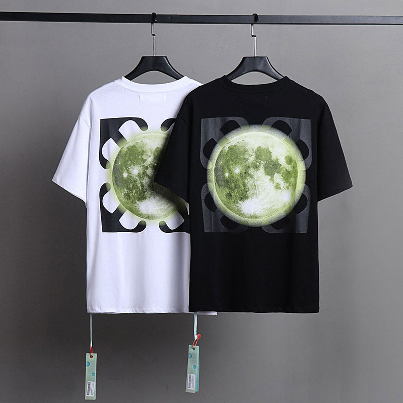 OFF-WHITE Moon Arrow Pattern T-Shirt