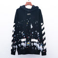 OFF-WHITE Fireworks Splash Graffiti Hoodie