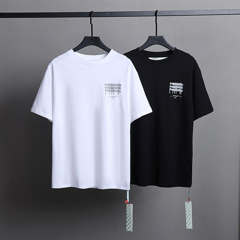 Off-White Building Arrow Pattern T-Shirt