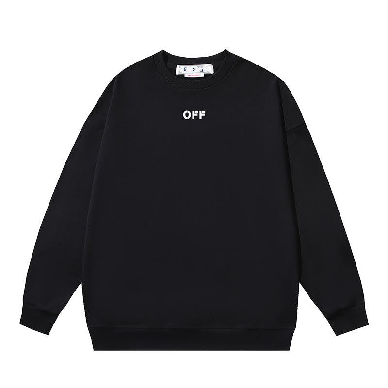 Off-White Logo Cotton Crewneck Sweatshirt — Everyday