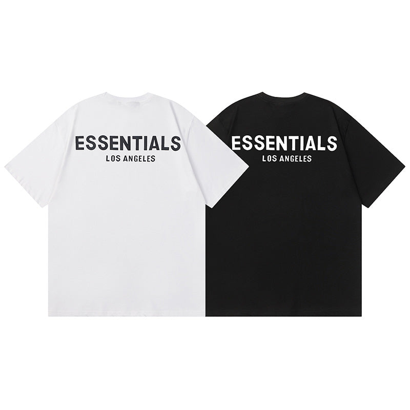 Fear of God Essentials Los Angeles 3M Boxy T-Shirt – Black / White