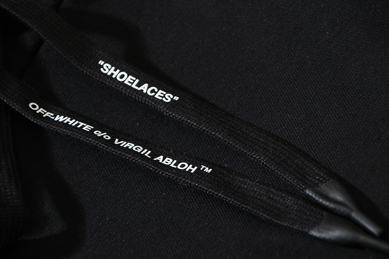 OFF WHITE Classic Logo Hoodie – White & Black