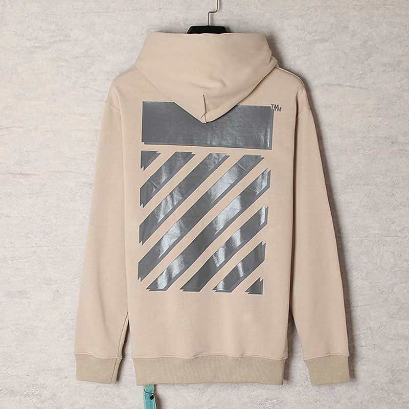 OFF WHITE Hoodie – Khaki & Black