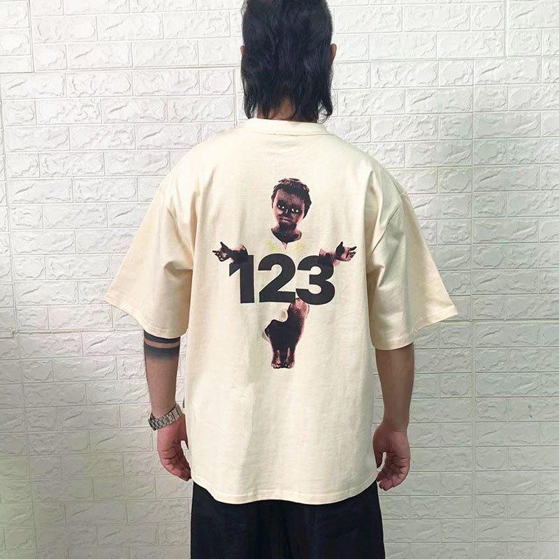 Fear of God x RRR123 Little Boy Print T-Shirt – Cream