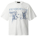 Fear of God Thorn Barrage Print T-Shirt – White / Black / Red