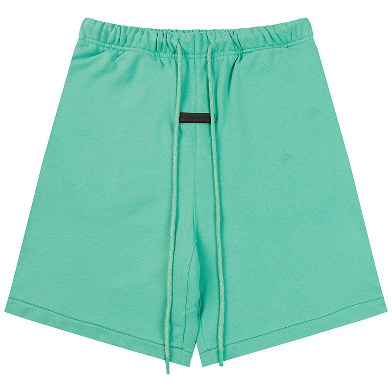 Fear of God Season 9 Multi-Line Letter Print Shorts – Mint Green / Ink Black