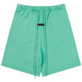 Fear of God Season 9 Multi-Line Letter Print Shorts – Mint Green / Ink Black