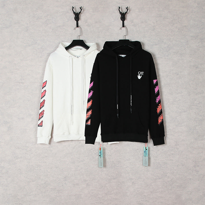 OFF-WHITE Logo Drawstring Hoodie