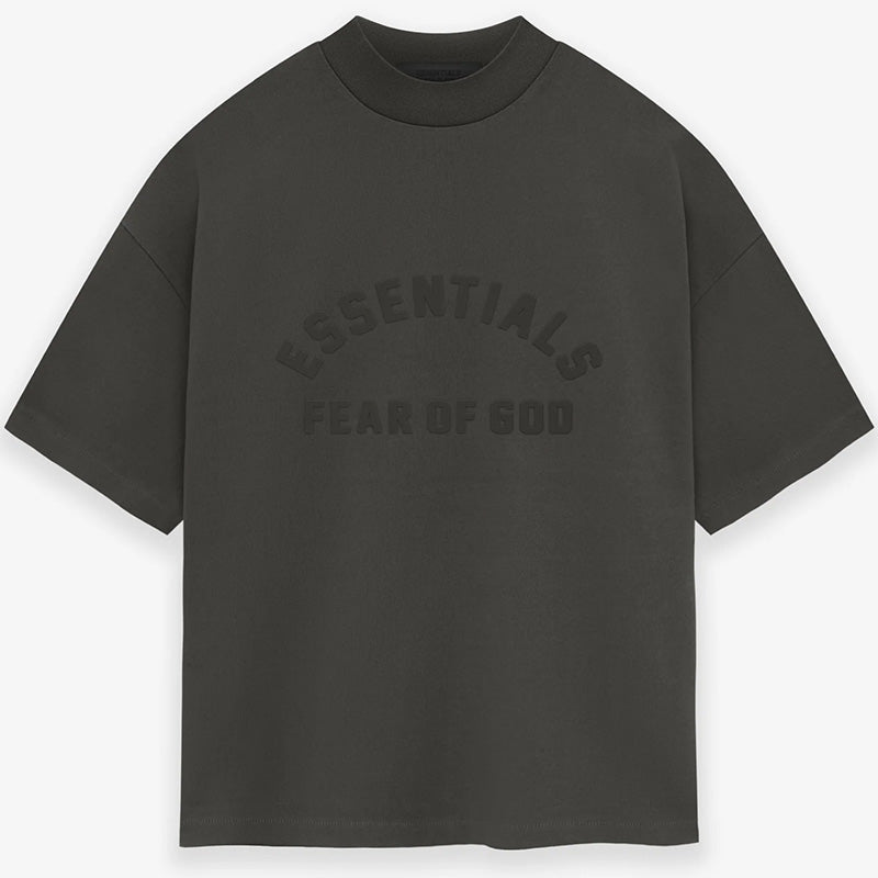 Fear of God Essentials Kids Heavy Jersey Crewneck T-Shirt – Light Grey / Dark Gray / Black / Slate Gray / Yellow