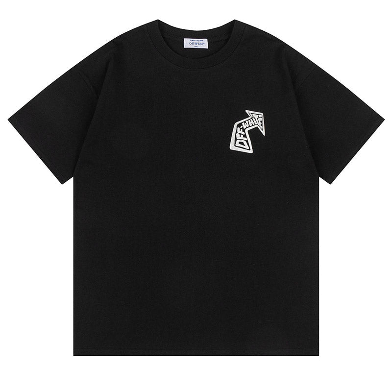 Off-White Arrows-Print T-Shirt — Grey / Black / White