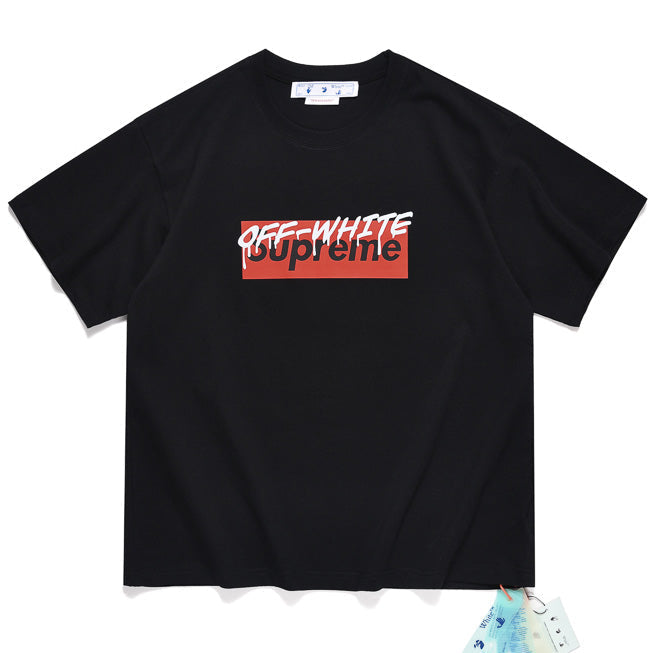 OFF-WHITE x Supreme Box Logo Collab Tee