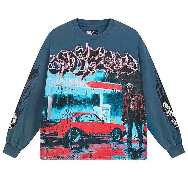 GODSPEED Sunset Drift Layered Long Sleeve T-Shirt