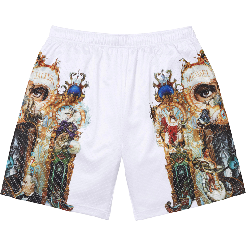 Supreme Michael Jackson Dangerous Mesh Short