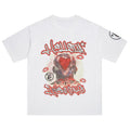 Hellstar Studios Portrait Flame Love Print T-Shirt