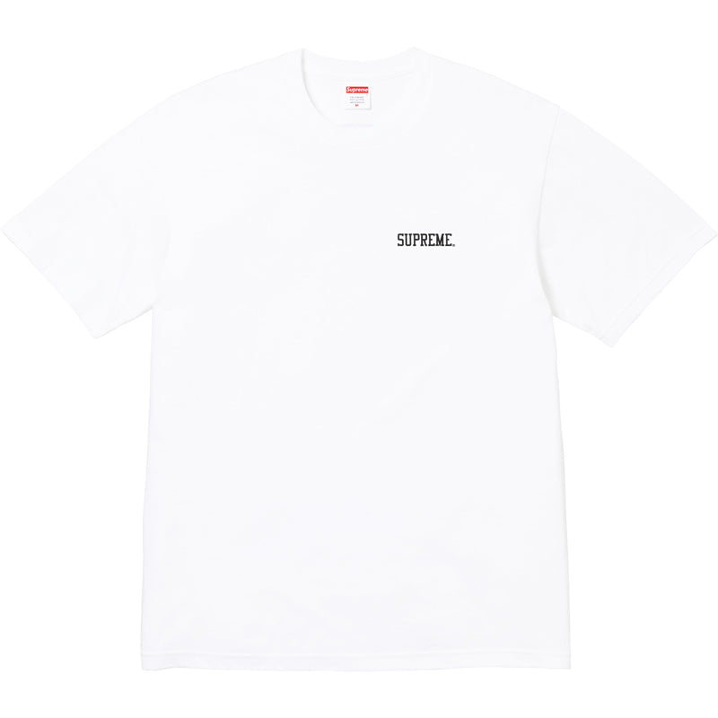 Supreme 26SS Mike Kelley Banner Tee — Black / White